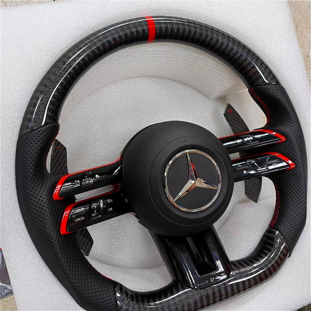 Mercedes-Benz Modified New Dragonfly Steering Wheel Flat Bottom Sports Assembly