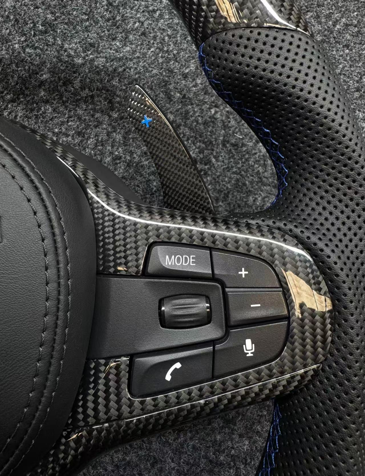 BMW G Chassis Carbon Fiber Steering Wheel Assembly Upgrade