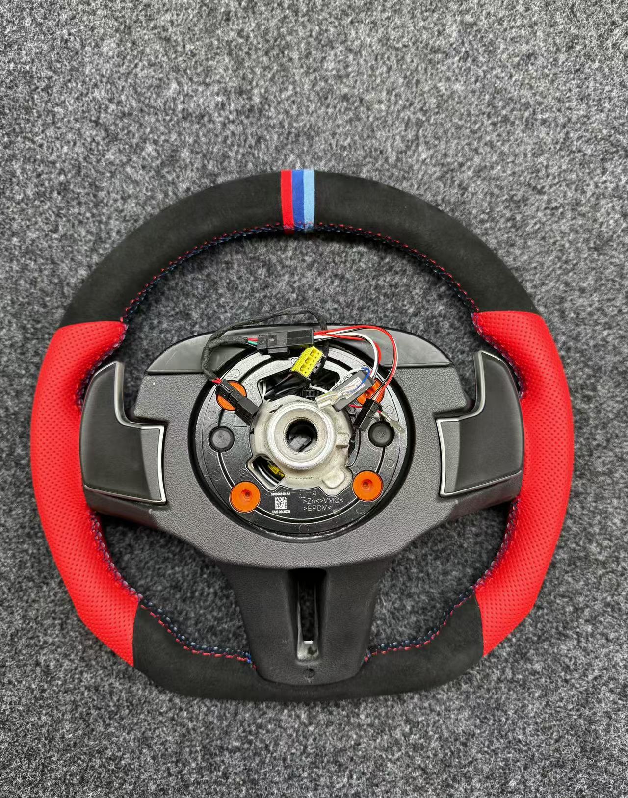 BMW Steering Wheel for G Chassis LED Sports Style Suede M1M2 Sports Mode