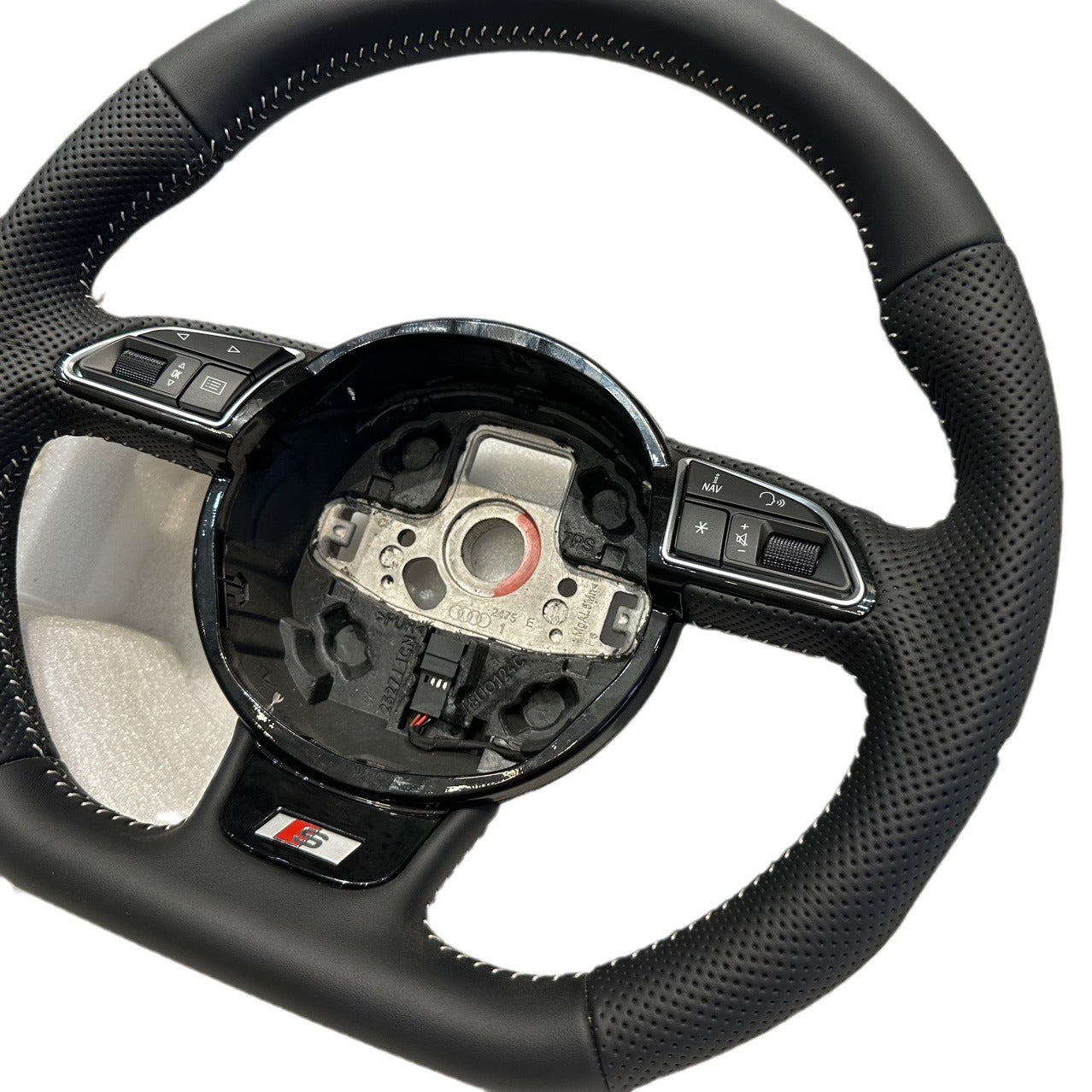 Flat Bottom Multi-function Steering Wheel Assembly Applicable To Audi A6l A4L Q5 A5A7 Q7A8 Old Model Modified Into New